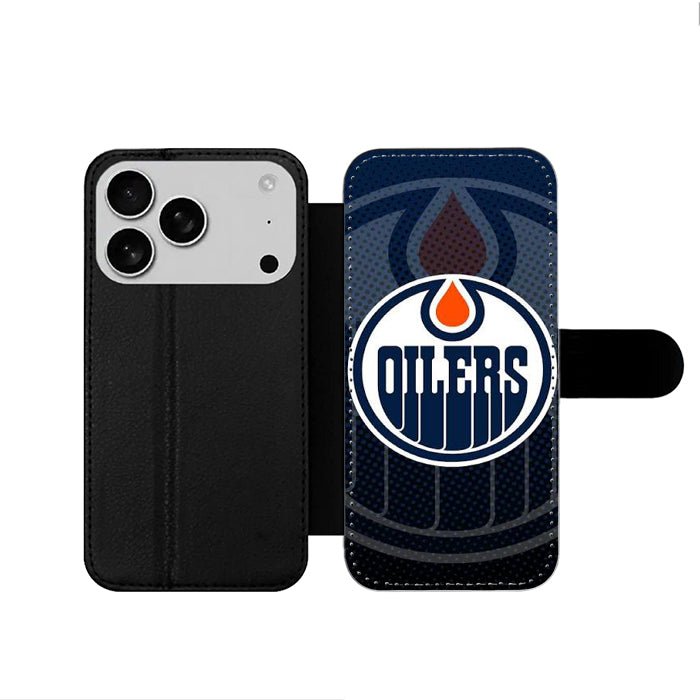Edmonton Oilers iPhone 17 Wallet Case