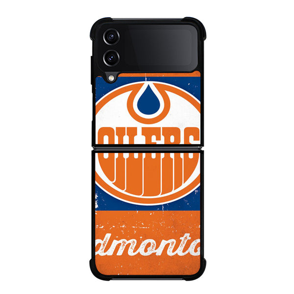 Edmonton Oilers Retro Samsung Z Flip Case