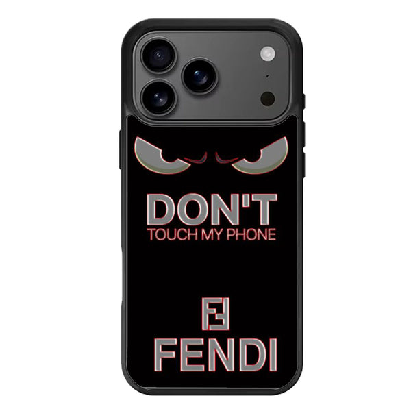 Fendi Black iPhone 17 Case