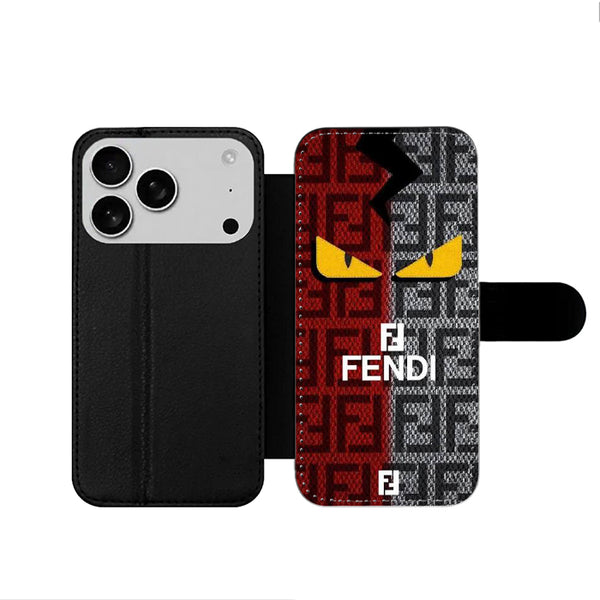 Fendi Roma Logo iPhone 17 Wallet Case