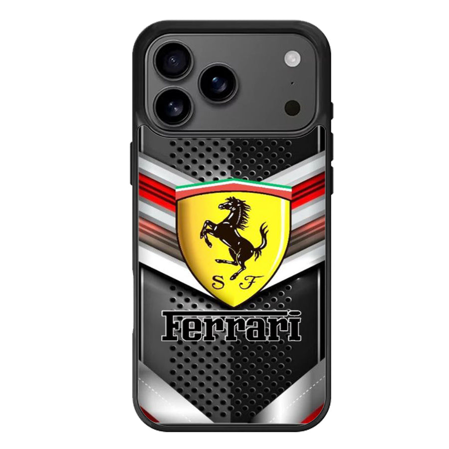 Ferrari Custom Metallic iPhone 17 Case