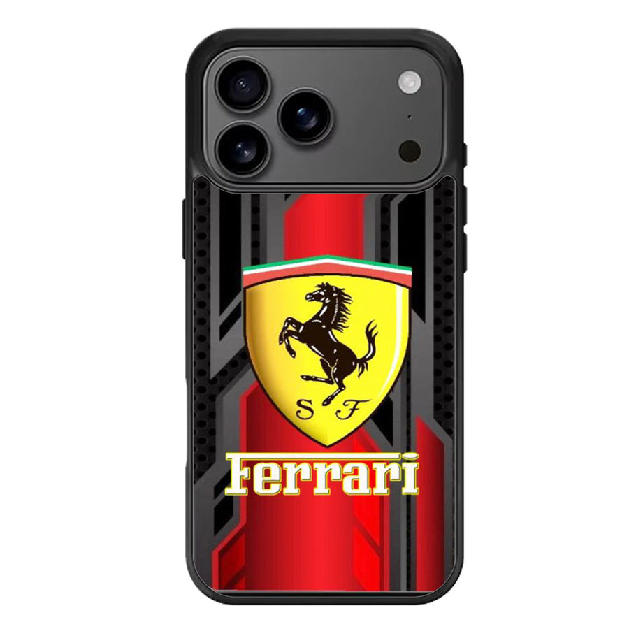 Ferrari Red Custom iPhone 17 Case