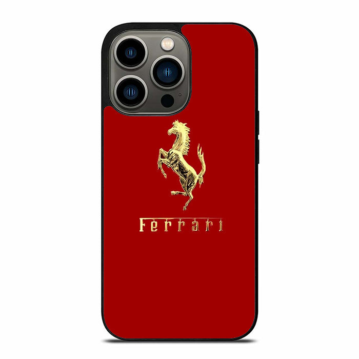 Ferrari Red Gold iPhone 13 Case