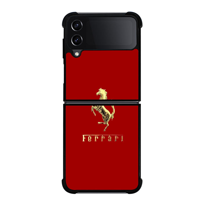 Ferrari Red Gold Samsung Z Flip Case