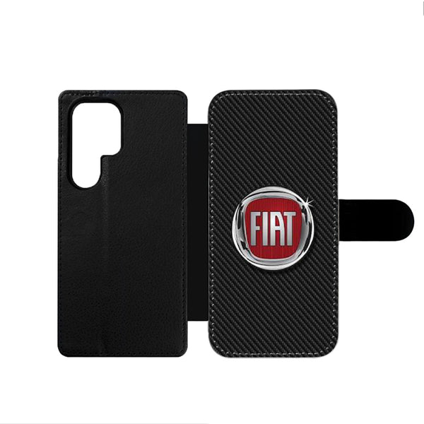 Fiat Carbon Logo Samsung Wallet Case