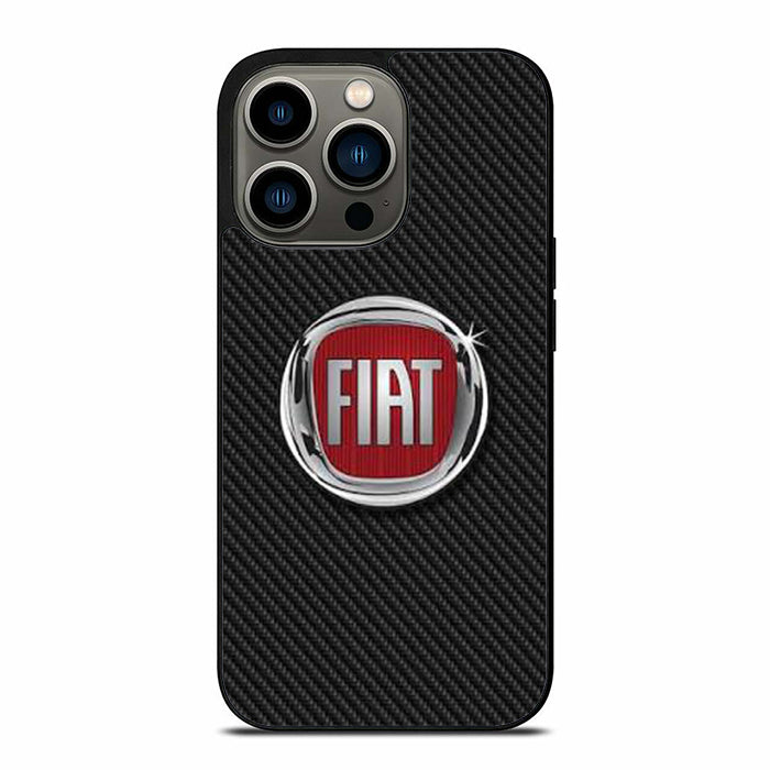 Fiat Carbon Logo iPhone 13 Case
