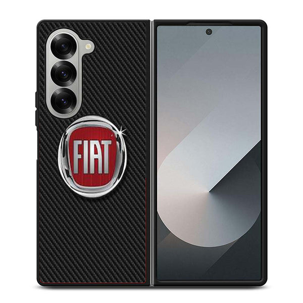 Fiat Carbon Logo Samsung Z Fold Case