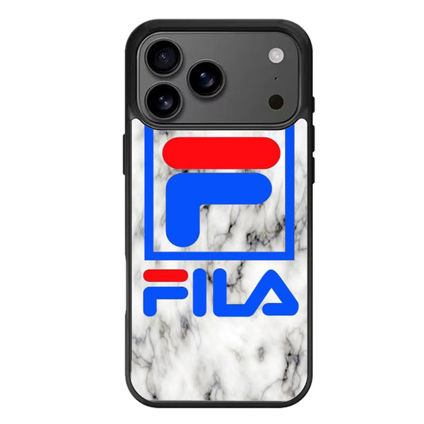 Fila White Marble iPhone 17 Case