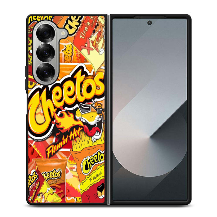 Flamin Hot Cheetos Collage Samsung Z Fold 6 Case