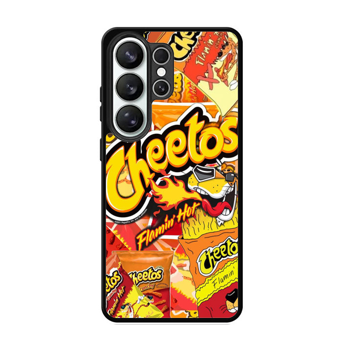 Flamin Hot Cheetos Collage Samsung S26 Case