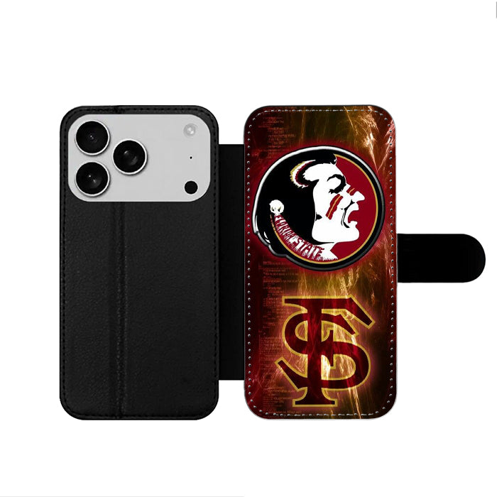 Florida State Seminoles Football Logo iPhone 17 Wallet Case