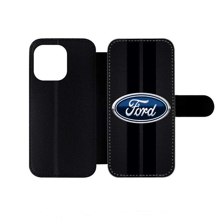 Ford Emblem Stripe iPhone Wallet Case