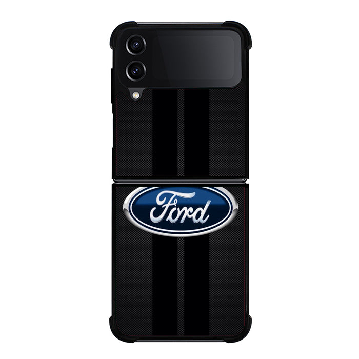 Ford Emblem Stripe Samsung Z Flip 4 Case