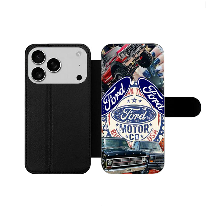 Ford Usa Logo iPhone 17 Wallet Case