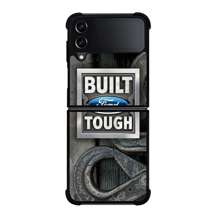 Ford Wood Logo Samsung Z Flip 4 Case