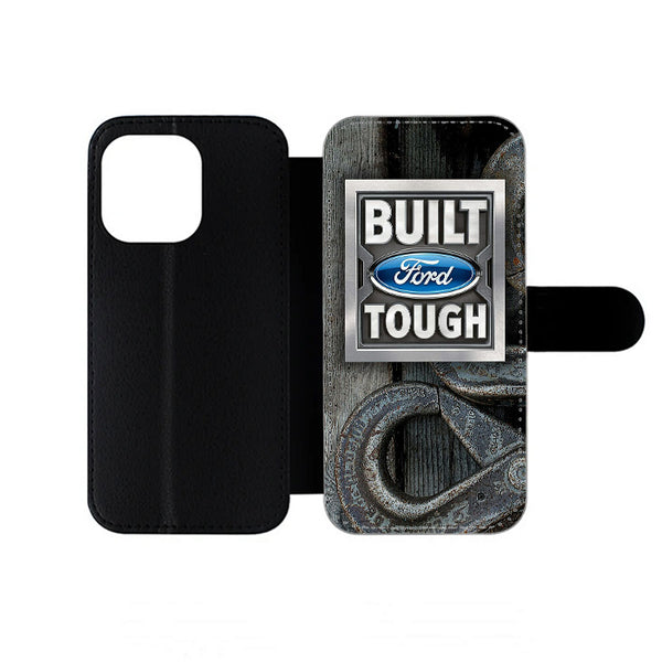 Ford Wood Logo iPhone Wallet Case