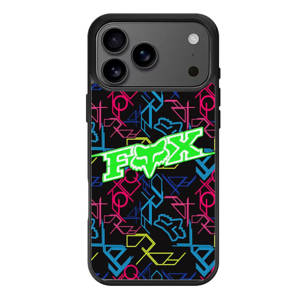 Fox Racing Wallpaper iPhone 17 Case
