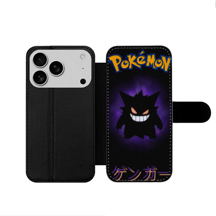 Gengar Pokemon iPhone 17 Wallet Case