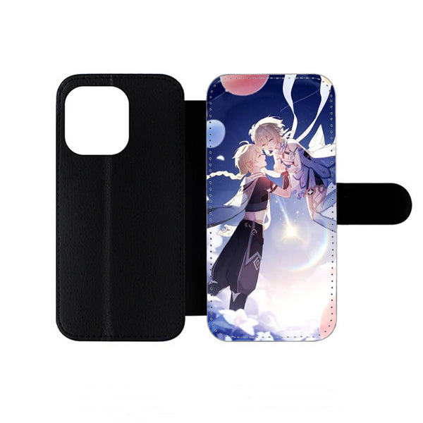 Genshin Impact Zerochan Light iPhone Wallet Case