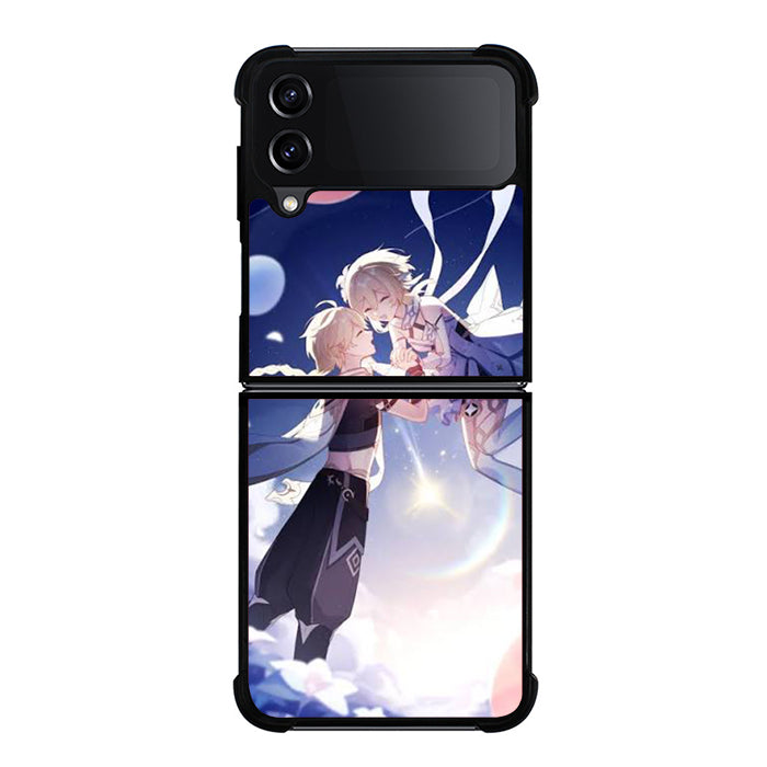 Genshin Impact Zerochan Light Samsung Z Flip 4 Case