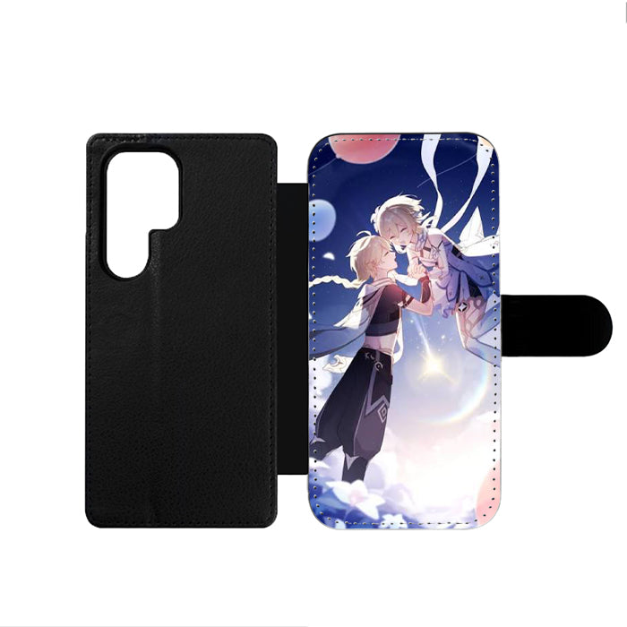 Genshin Impact Zerochan Light Samsung Wallet Case