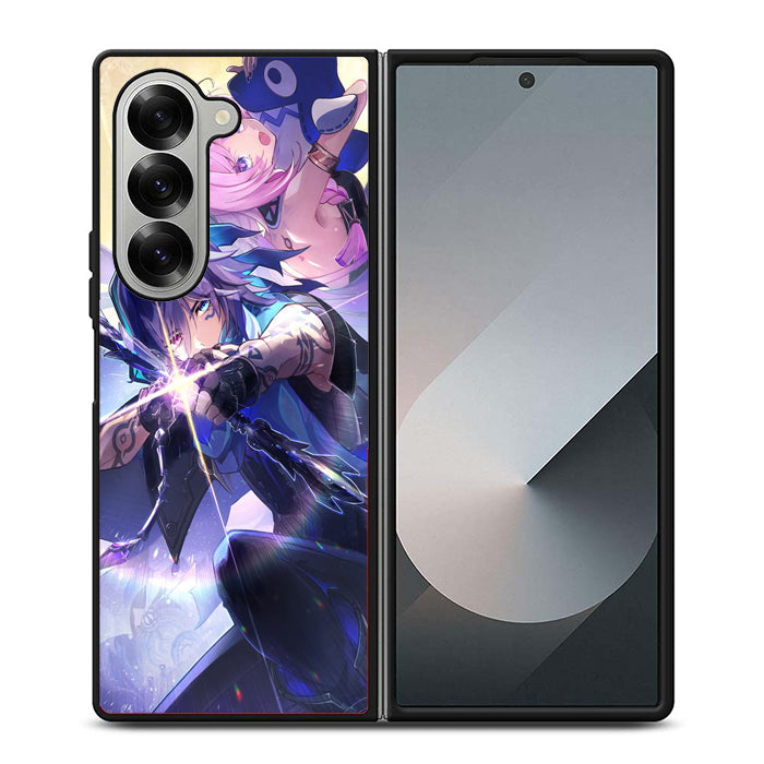 Genshin Impact Zerochan Samsung Z Fold Case