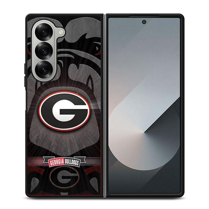 Georgia Bulldogs Logo Samsung Z Fold 6 Case