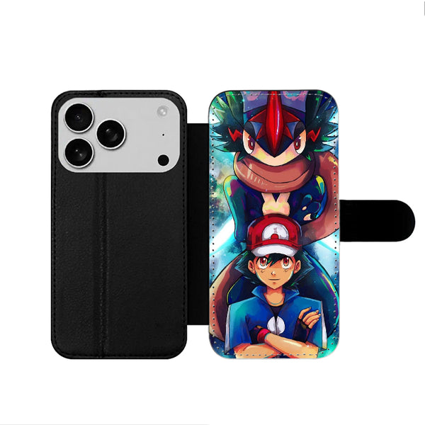 Greninja Pokemon Pose iPhone 17 Wallet Case