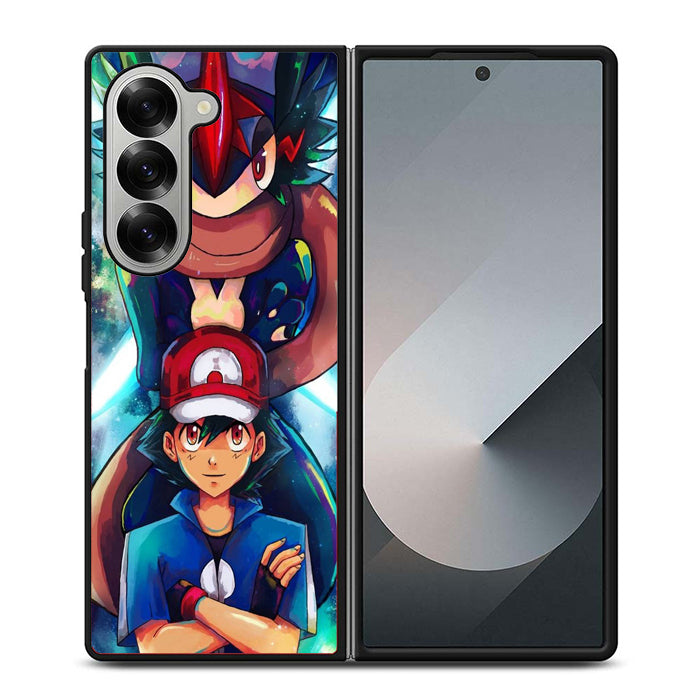 Greninja Pokemon Pose Samsung Z Fold Case