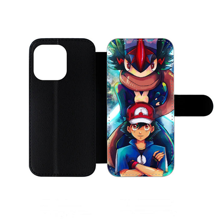 Greninja Pokemon Pose iPhone Wallet Case
