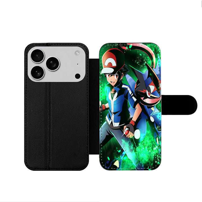 Greninja Pokemon iPhone 17 Wallet Case