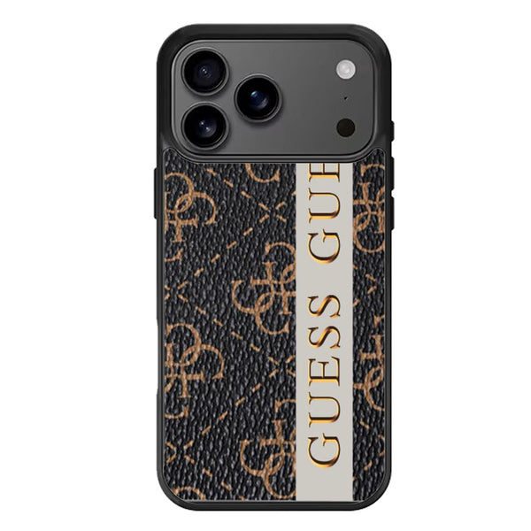 Guess Pattern Striped iPhone 17 Case