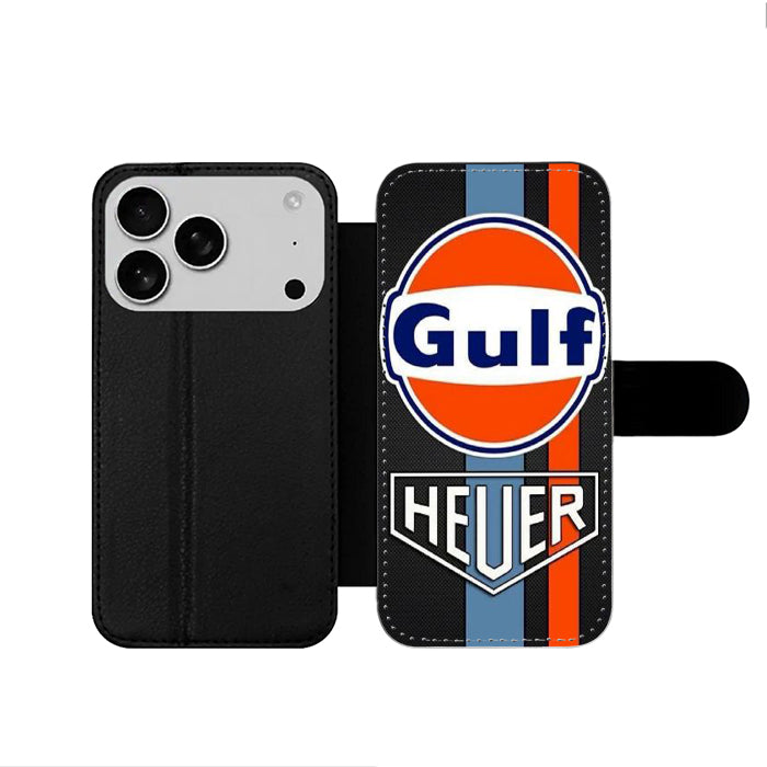 Gulf Heuer iPhone 17 Wallet Case