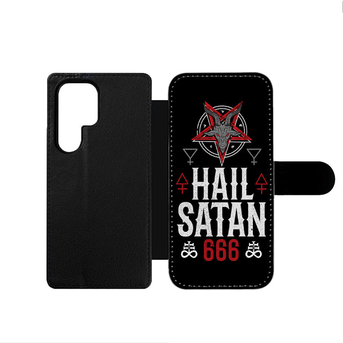 Hail Satan 666 Samsung Wallet Case
