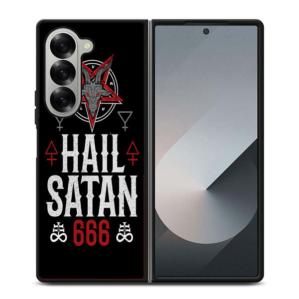 Hail Satan 666 Samsung Z Fold Case