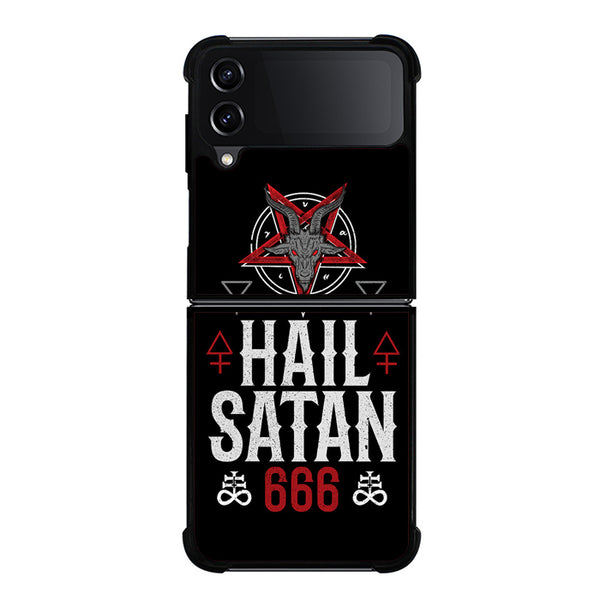 Hail Satan 666 Samsung Z Flip Case