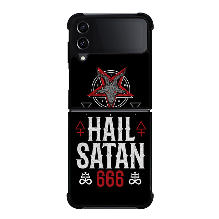 Hail Satan 666 Samsung Z Flip 4 Case