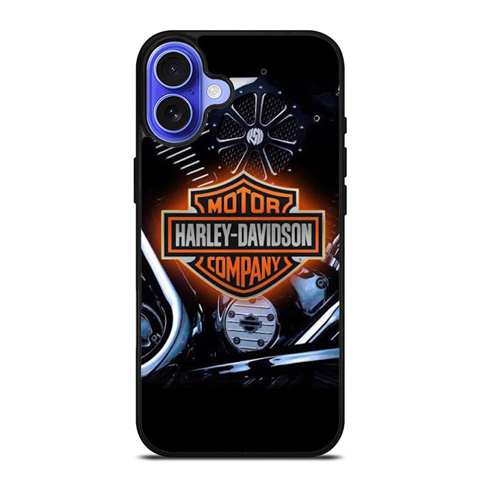 Harley Davidson Engine Logo iPhone 16 Case