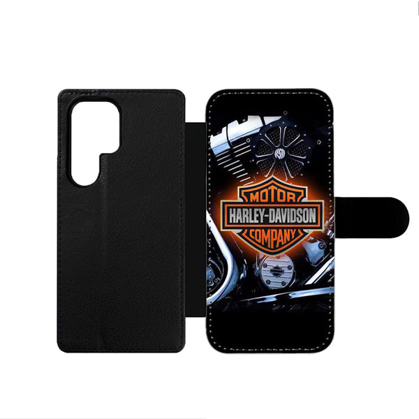 Harley Davidson Engine Logo Samsung Wallet Case