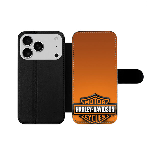 Harley Davidson Logo iPhone 17 Wallet Case