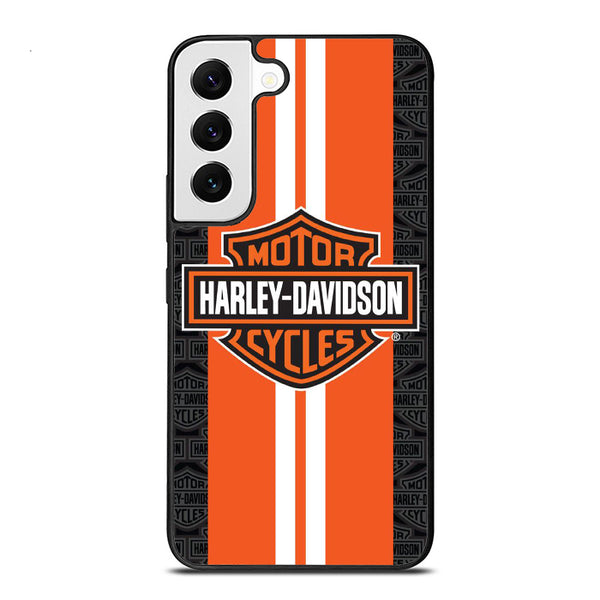 Harley Davidson Towel Orange Racing Stripes Samsung S21 Case