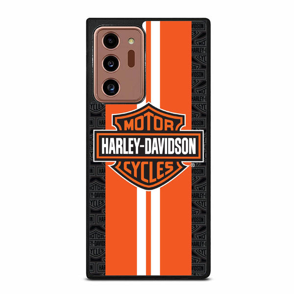 Harley Davidson Towel Orange Racing Stripes Samsung Note 20 Case