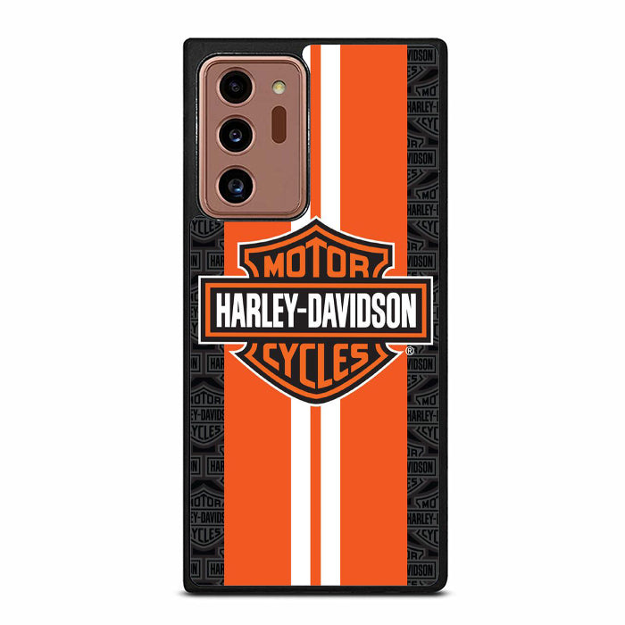 Harley Davidson Towel Orange Racing Stripes Samsung Note 20 Case