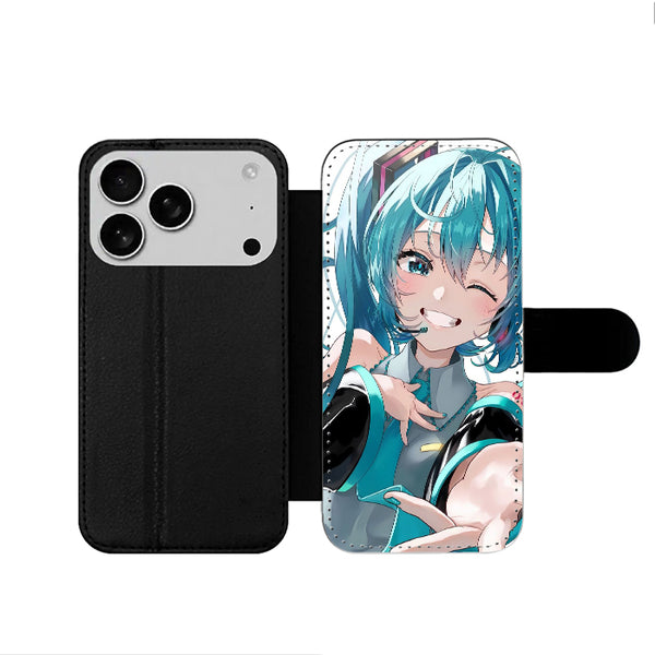 Hatsune Miku iPhone 17 Wallet Case