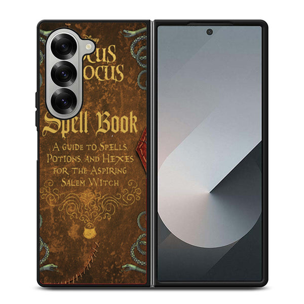 Hocus Pocus Spell Book Disney Samsung Z Fold Case