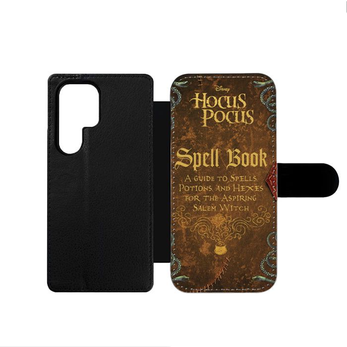 Hocus Pocus Spell Book Disney Samsung Wallet Case