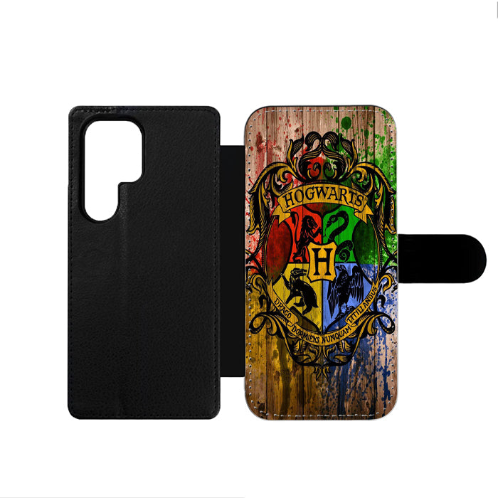 Hogwarts Harry Potter Logo Samsung Wallet Case