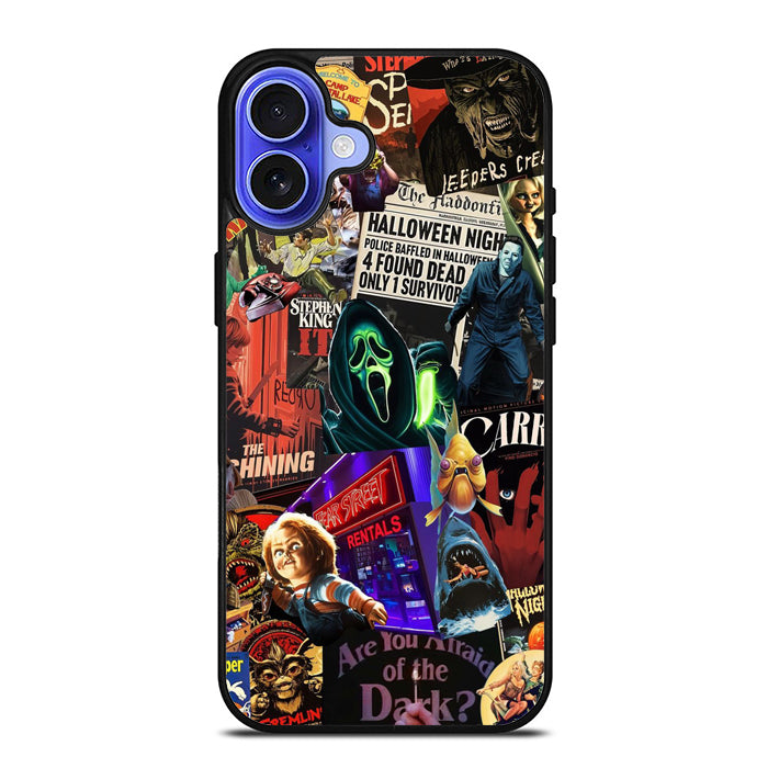 Horror Movie Collage iPhone 17 Case