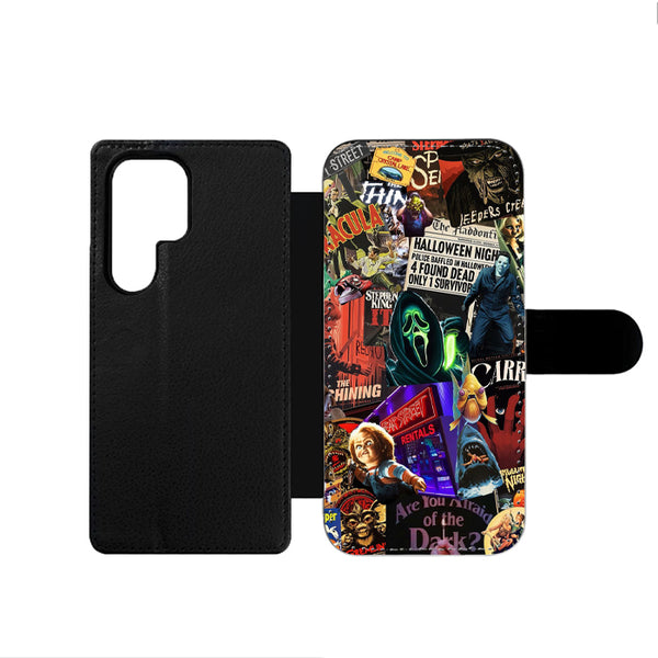 Horror Movie Collage Samsung Wallet Case