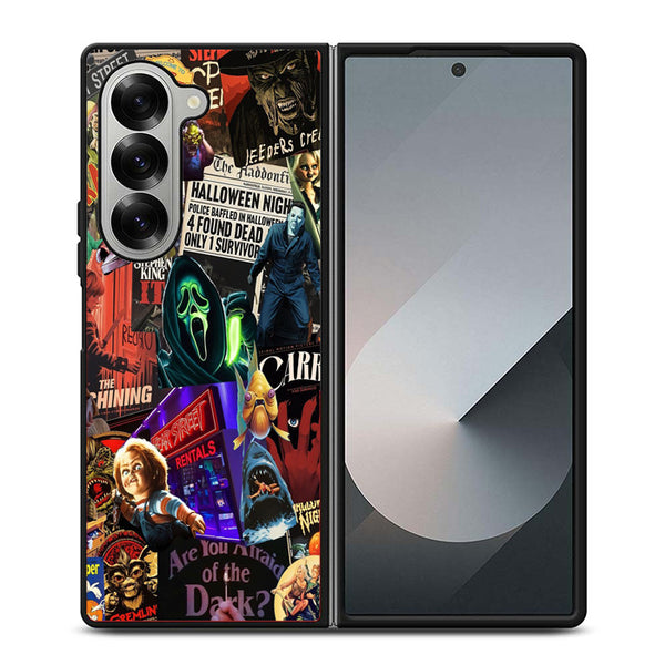 Horror Movie Collage Samsung Z Fold Case